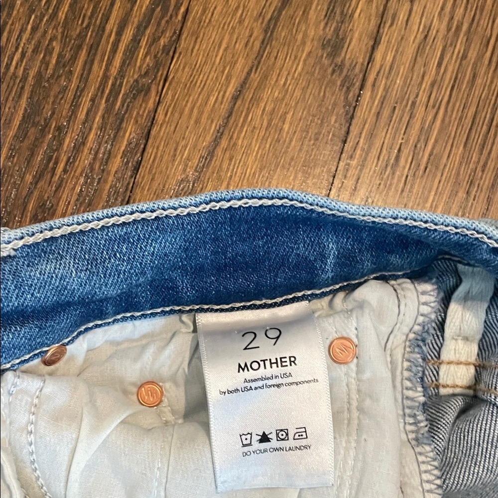 Light Blue Women's High-Rise Jeans - Picture 6 of 6